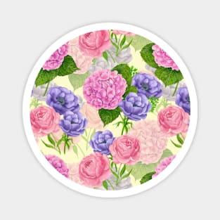 Spring garden watercolor Magnet